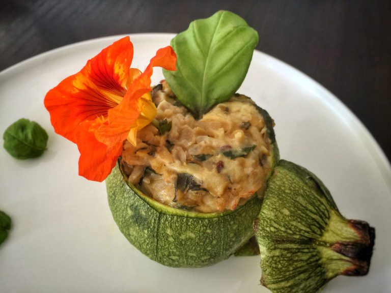 Courgettes Farcies Saveurs Indiennes - Vegan Freestyle